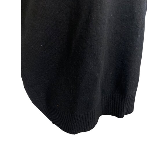 Vintage Club Room By Charter Club Woolmark Lambswool Black Sleeveless Sweater - Picture 6 of 10